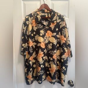 Tommy Bahama Men’s Hawaiian Silk Button Up Shirt